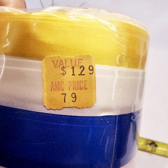 Retro 70s Christmas Wrapping Ribbon Sun Glo 3/4 in Ribbon 15 Ft each 14 colors - Picture 6 of 10